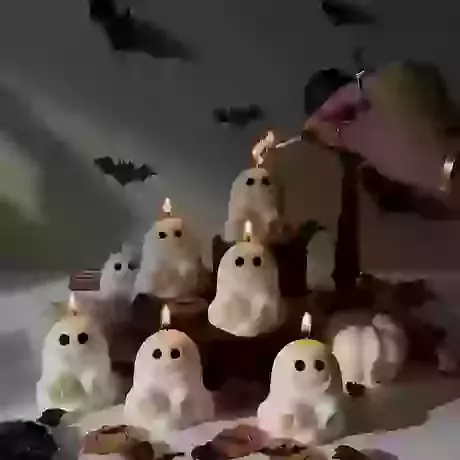Scary Ghost Candles | Halloween Ghosts | Spooky Candle